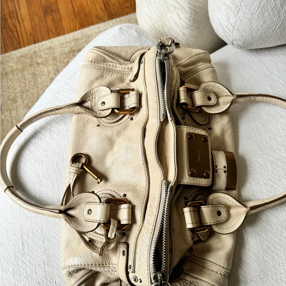 Vintage cream Chloe Paddington Bag - Picture 7 of 16